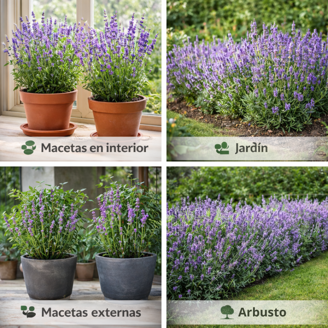 Lavandia: Semillas de Lavanda Aromática de Floración Intensa