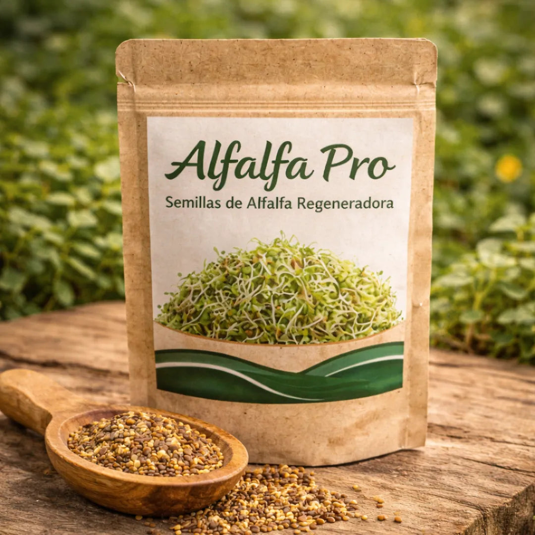 Alfalfa Pro - Semillas de Alfalfa Nutritiva y Regeneradora