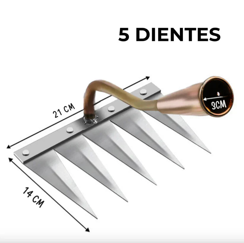 JardinMax™ | Pack de Jardinería (Azada, Rastrillo, Manguera + Guantes)