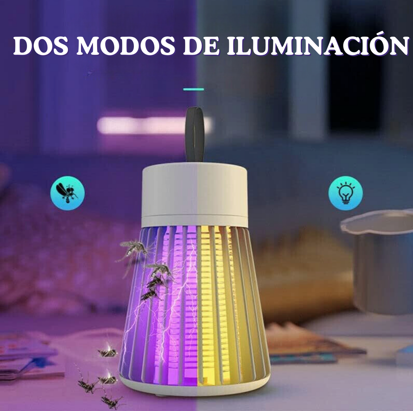 BUZZGUARD™ | LÁMPARA ANTIMOSQUITOS