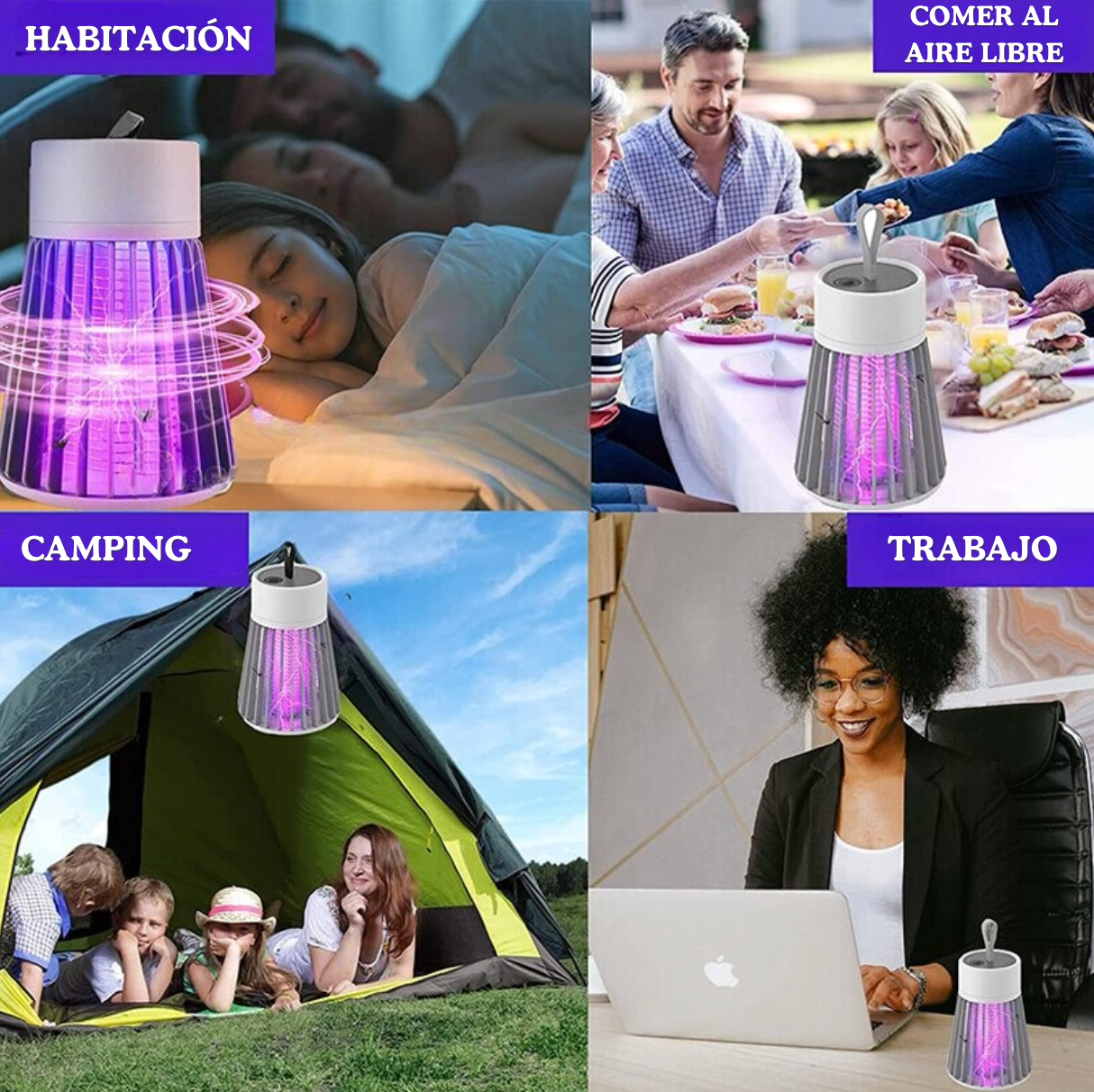 BUZZGUARD™ | LÁMPARA ANTIMOSQUITOS