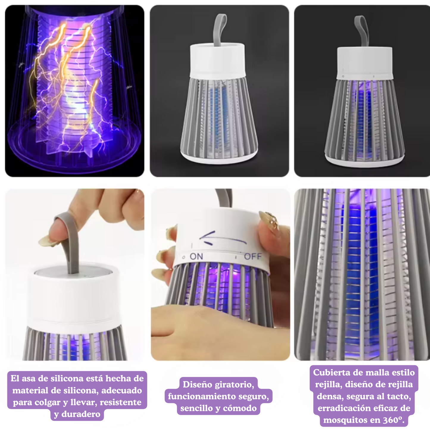 BUZZGUARD™ | LÁMPARA ANTIMOSQUITOS