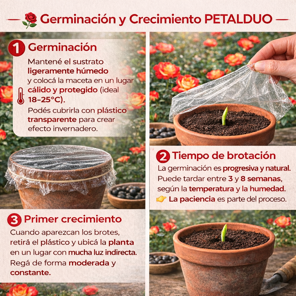 PetalDuo | Semillas de Rosa DuoColor