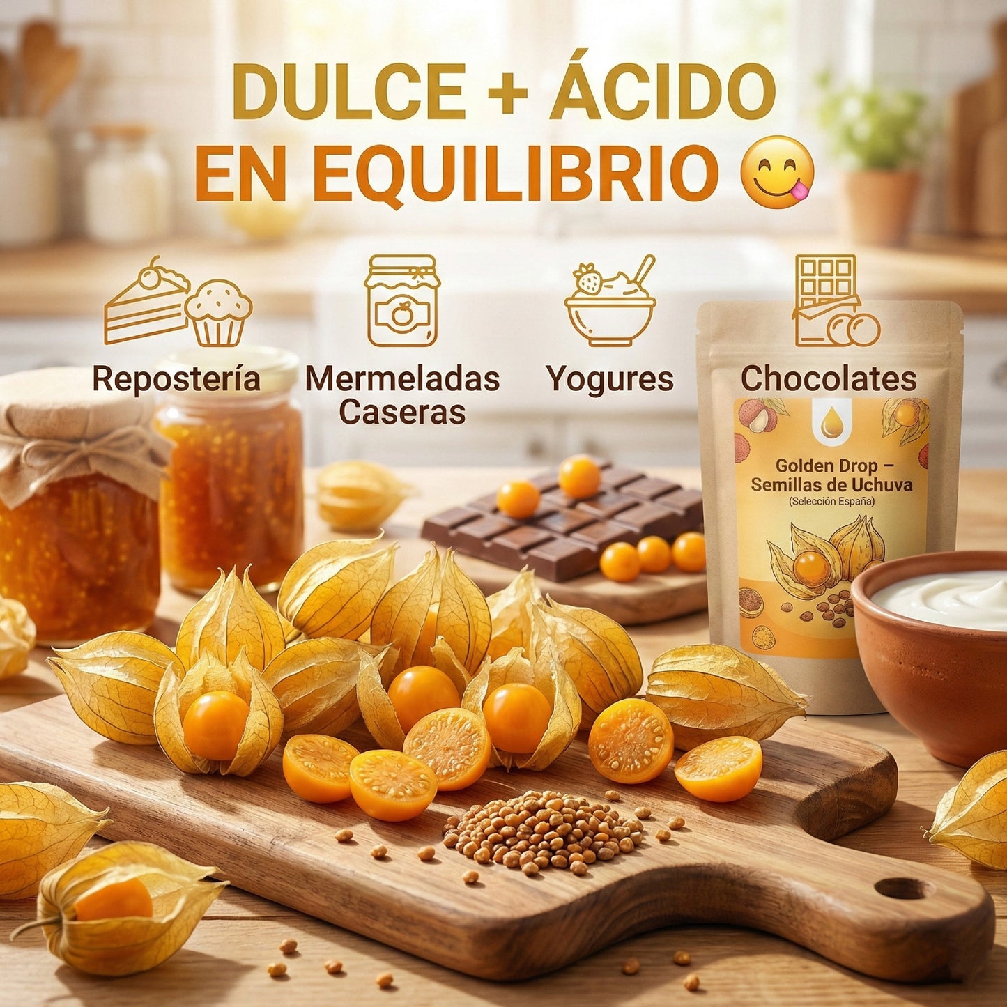 Golden Drop – Semillas de Uchuva (Selección España)