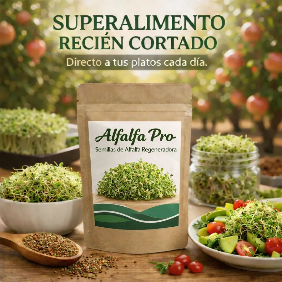 Alfalfa Pro - Semillas de Alfalfa Nutritiva y Regeneradora
