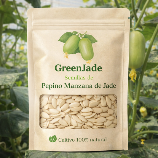 GreenJade: Semillas de Pepino Manzana de Jade