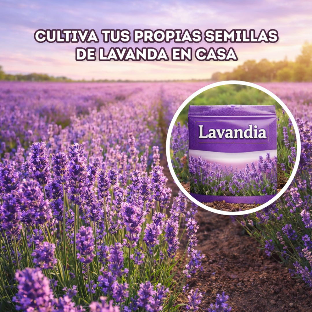 Lavandia: Semillas de Lavanda Aromática de Floración Intensa
