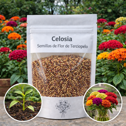 Celosia: Semillas de Flor de Terciopelo