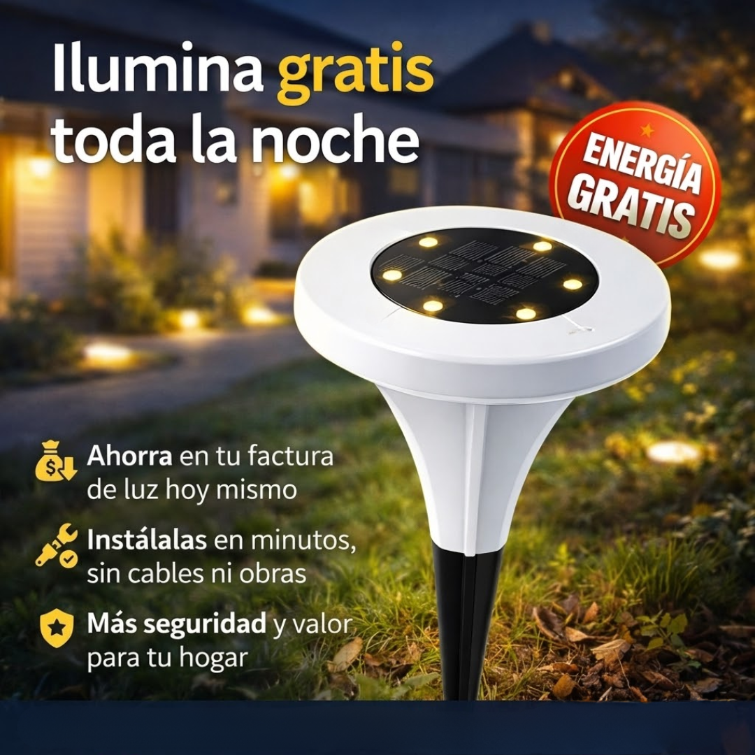 TerraBeam: Balizas Solares LED de Exterior