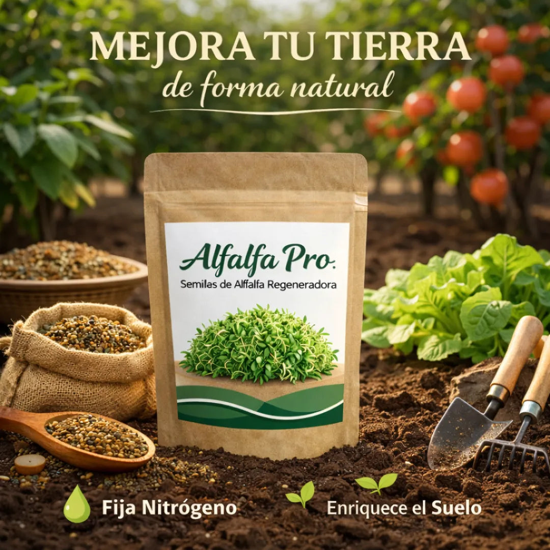 Alfalfa Pro - Semillas de Alfalfa Nutritiva y Regeneradora