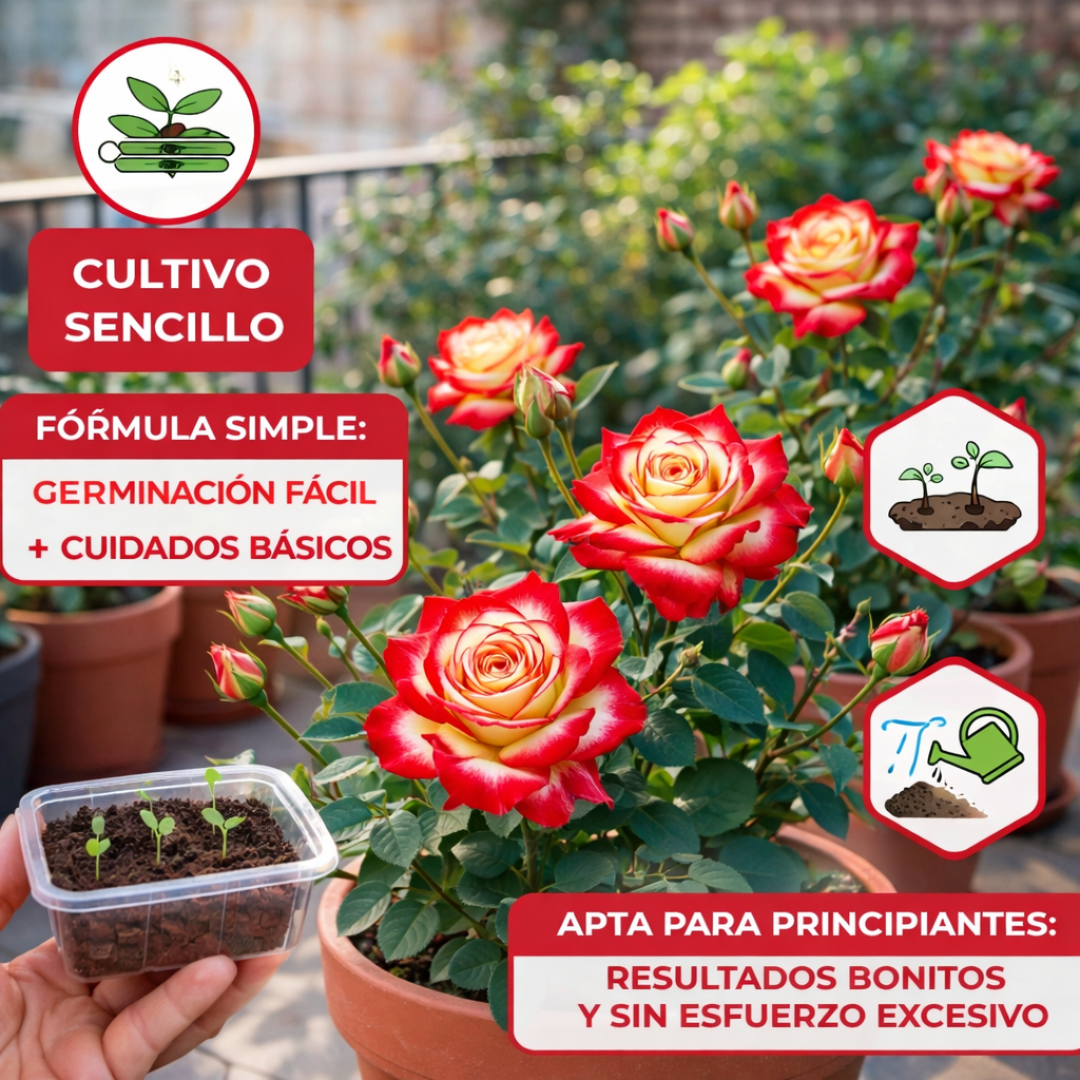 PetalDuo | Semillas de Rosa DuoColor