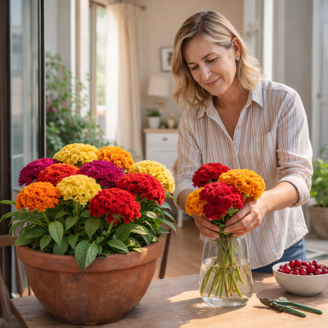 Celosia: Semillas de Flor de Terciopelo