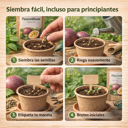 PassionBloom: Semillas de la Fruta de la Pasión Brasileña