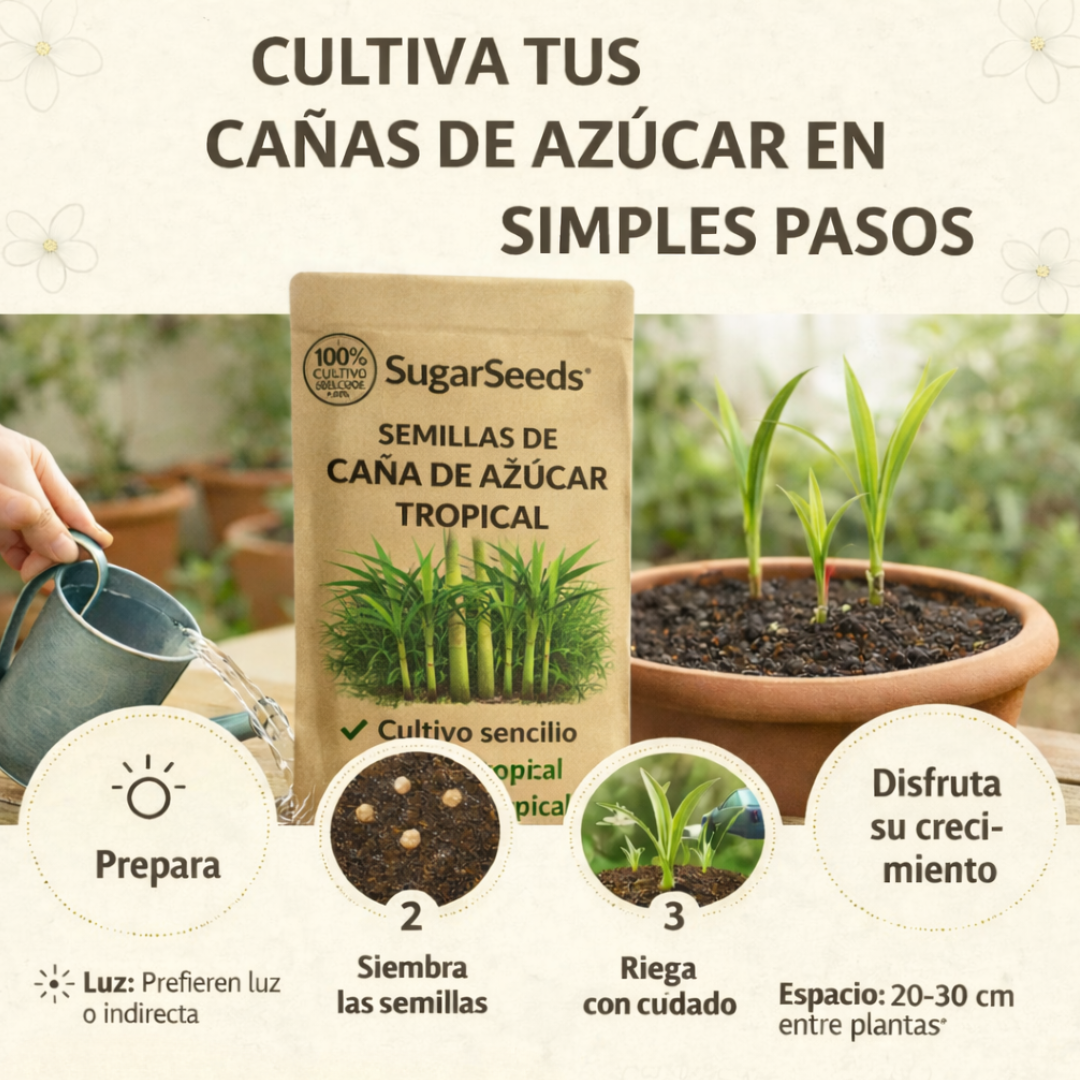 SugarSeeds: Semillas de Caña de Azúcar Tropical