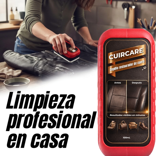 CuirCare: Cepillo profesional restaurador de cuero