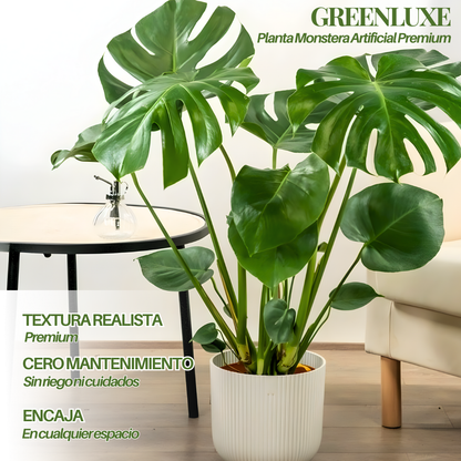 GreenLuxe | Planta Monstera Artificial Premium