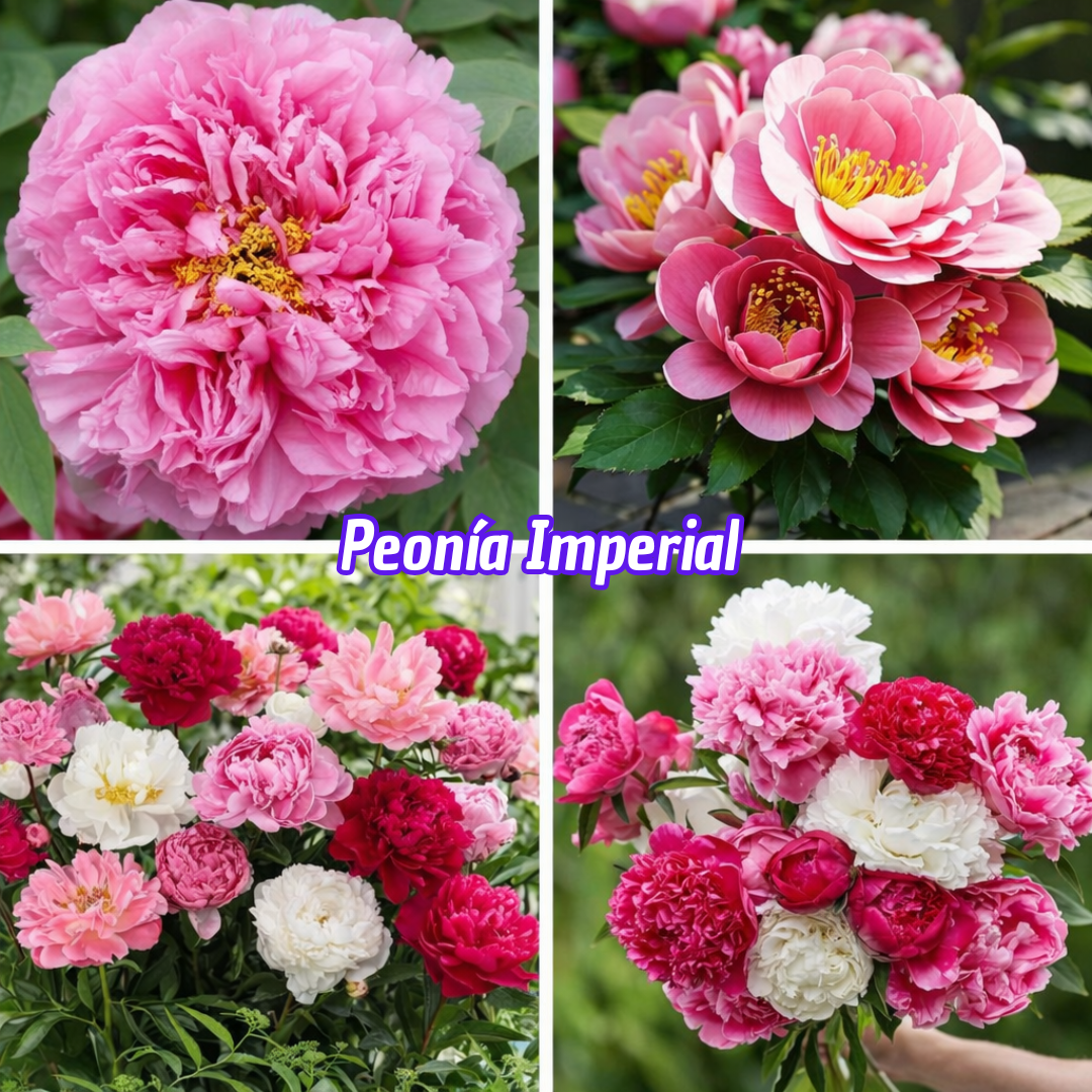 Peonía Imperial : Mezcla Multicolor Premium