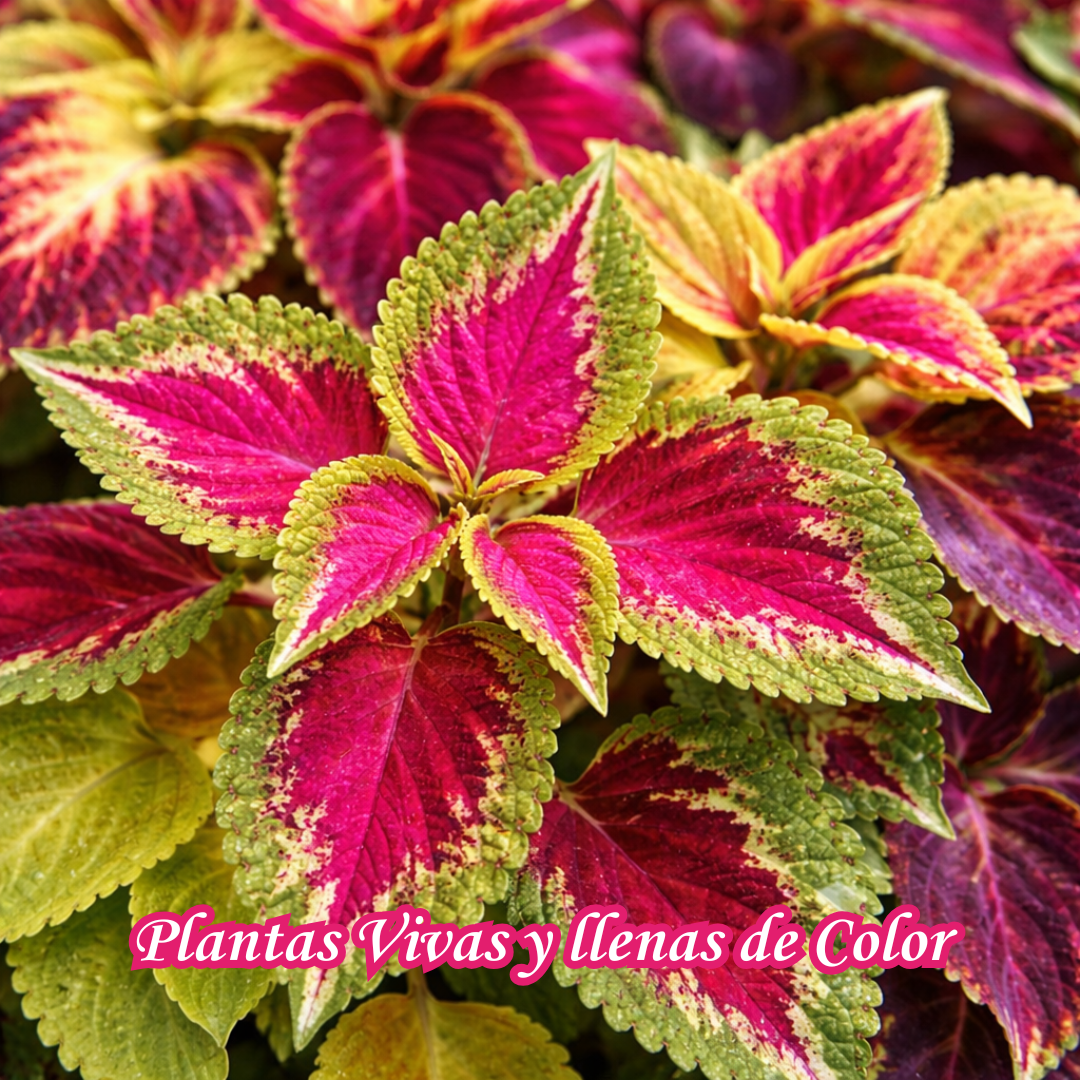 VividLuxe: Semillas de Coleus Premium de Colores Vibrantes