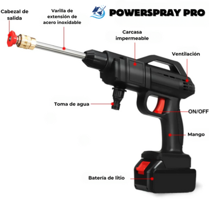 PISTOLA DE LAVADO DE ALTA PRESIÓN| POWERSPRAY PRO™