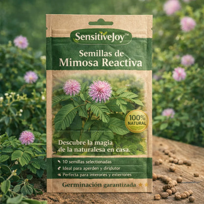 SensitiveJoy™ – Semillas de Mimosa Pudica (Planta Sensitiva)