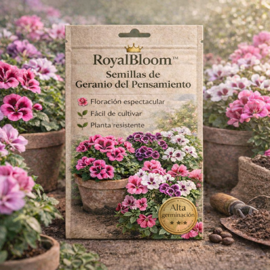 RoyalBloom™ – Semillas de Geranio del Pensamiento
