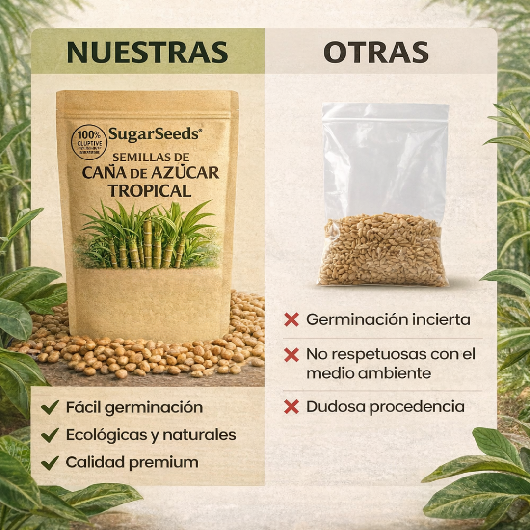 SugarSeeds: Semillas de Caña de Azúcar Tropical