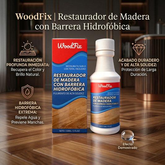 WoodFix: Restaurador de Madera con Barrera Hidrofóbica