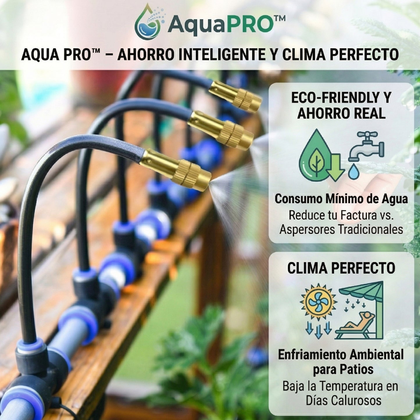 AquaPRO™ – Sistema de Nebulización Riego Profesional