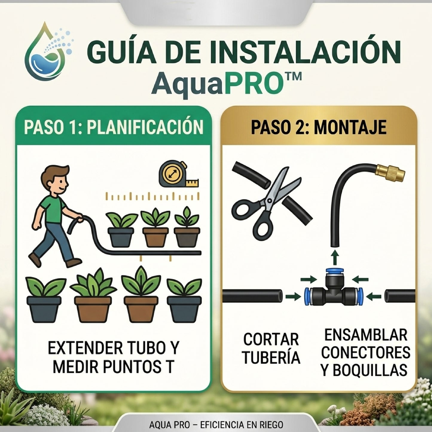 AquaPRO™ – Sistema de Nebulización Riego Profesional