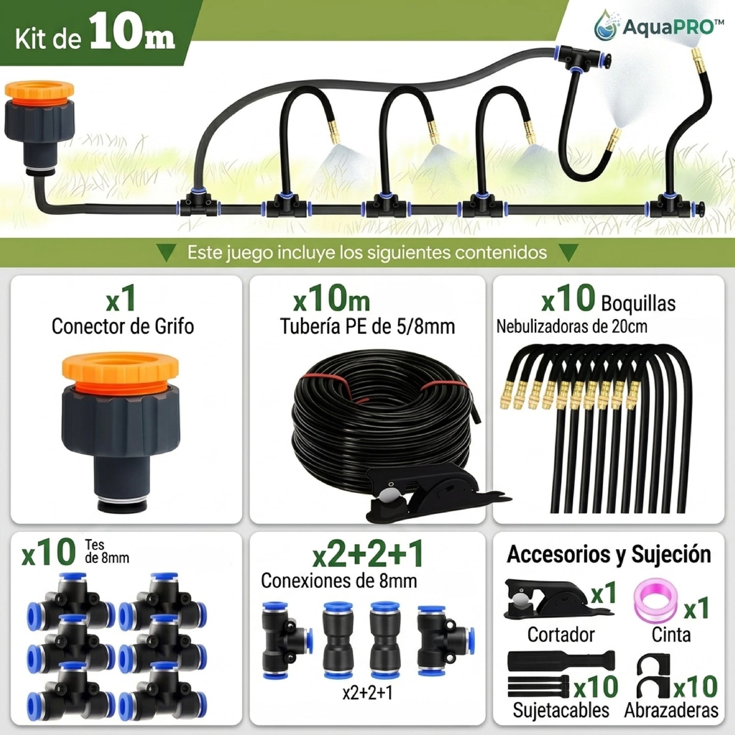 AquaPRO™ – Sistema de Nebulización Riego Profesional