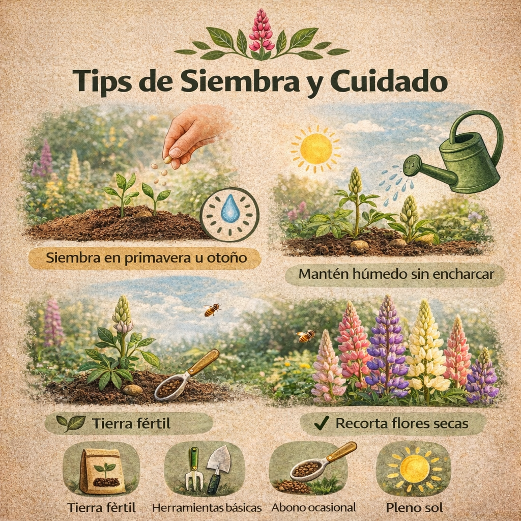 JeruSeeds | Semillas de Lupino "La Flor de Jerusalén"