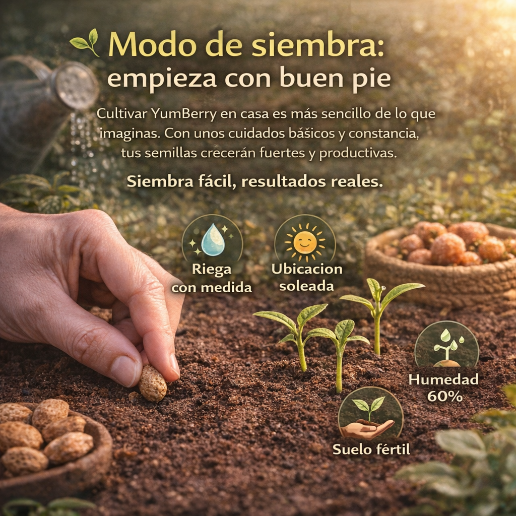 YumBerry: Semillas de Baya Fresa tropical