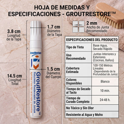 GroutRestore™ – Rotuladores Restauradores de Juntas