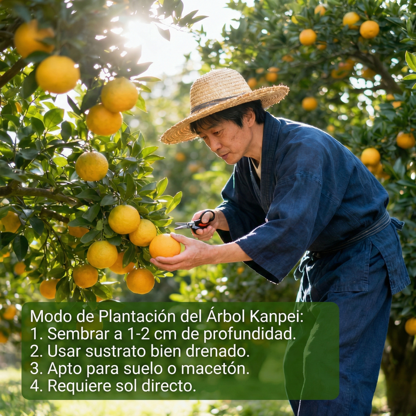 Kanpei | Semillas de Naranja Dulce Japonesa