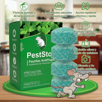 PestStop | Pastillas AntiPlagas Repelentes de Roedores
