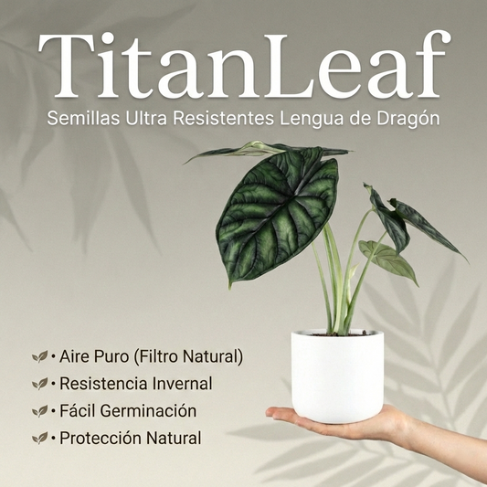 TitanLeaf: Semillas Ultra Resistentes Lengua de Dragón