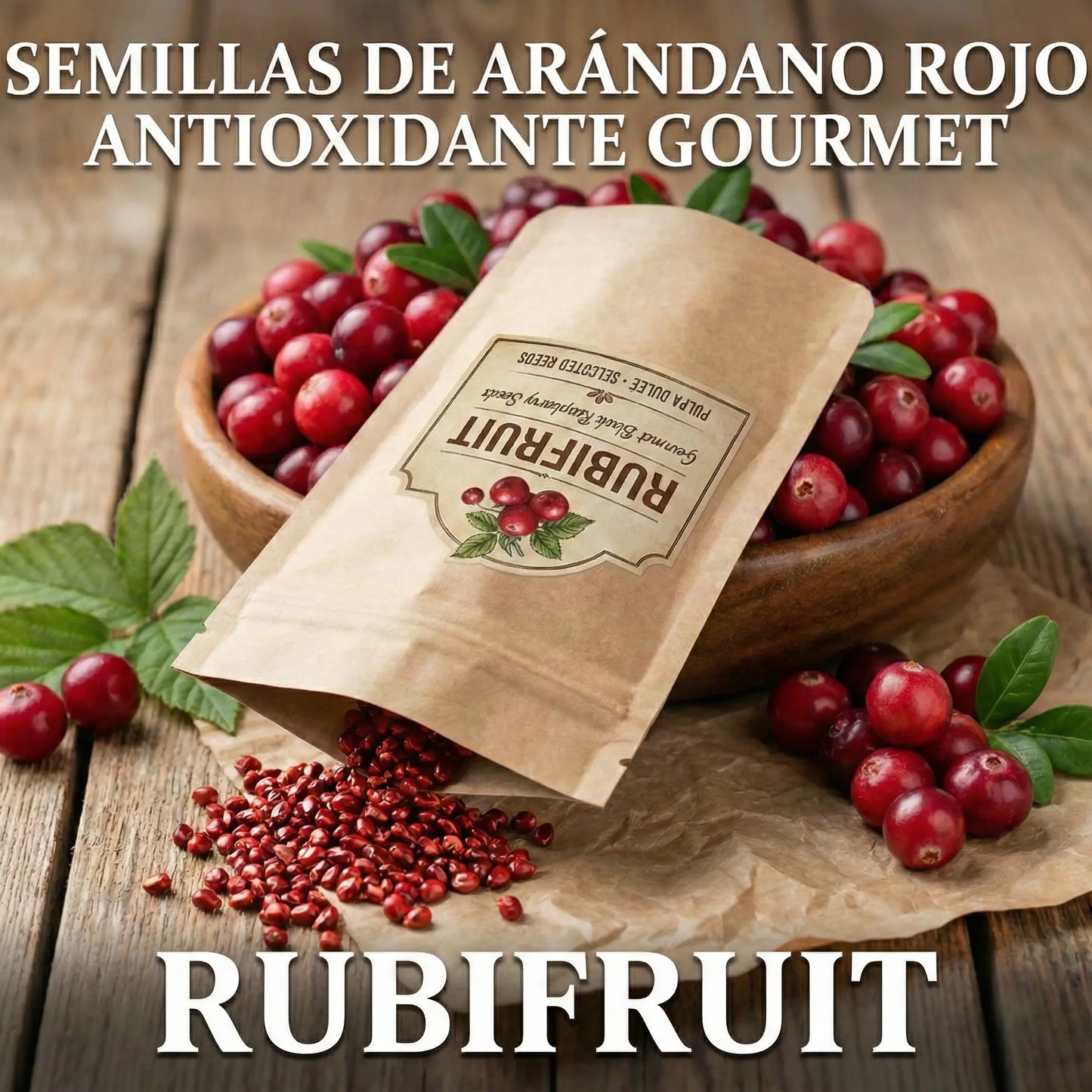 RubiFruit | Semillas de Arándano Rojo Antioxidante