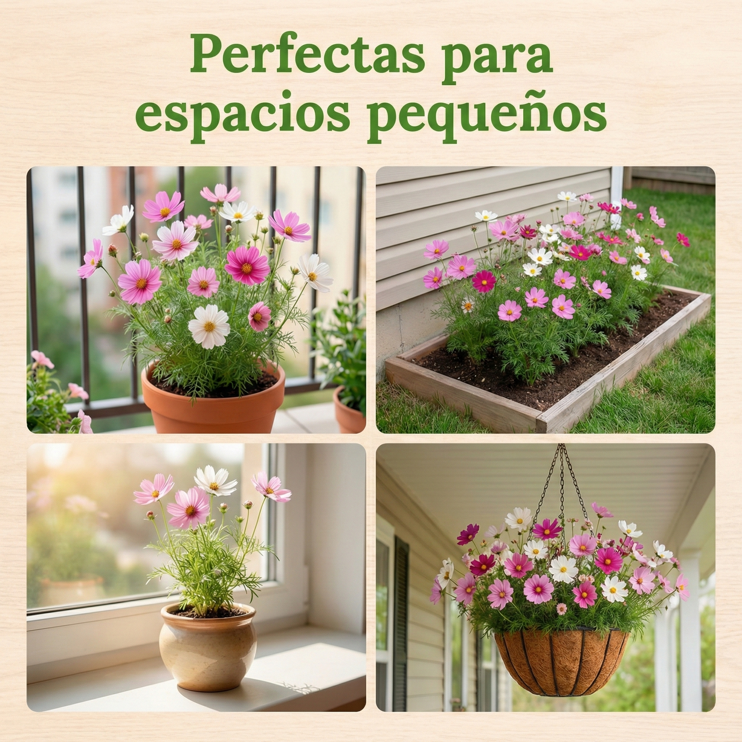 BippiGarden™ – Semillas de Cosmos Coloridos