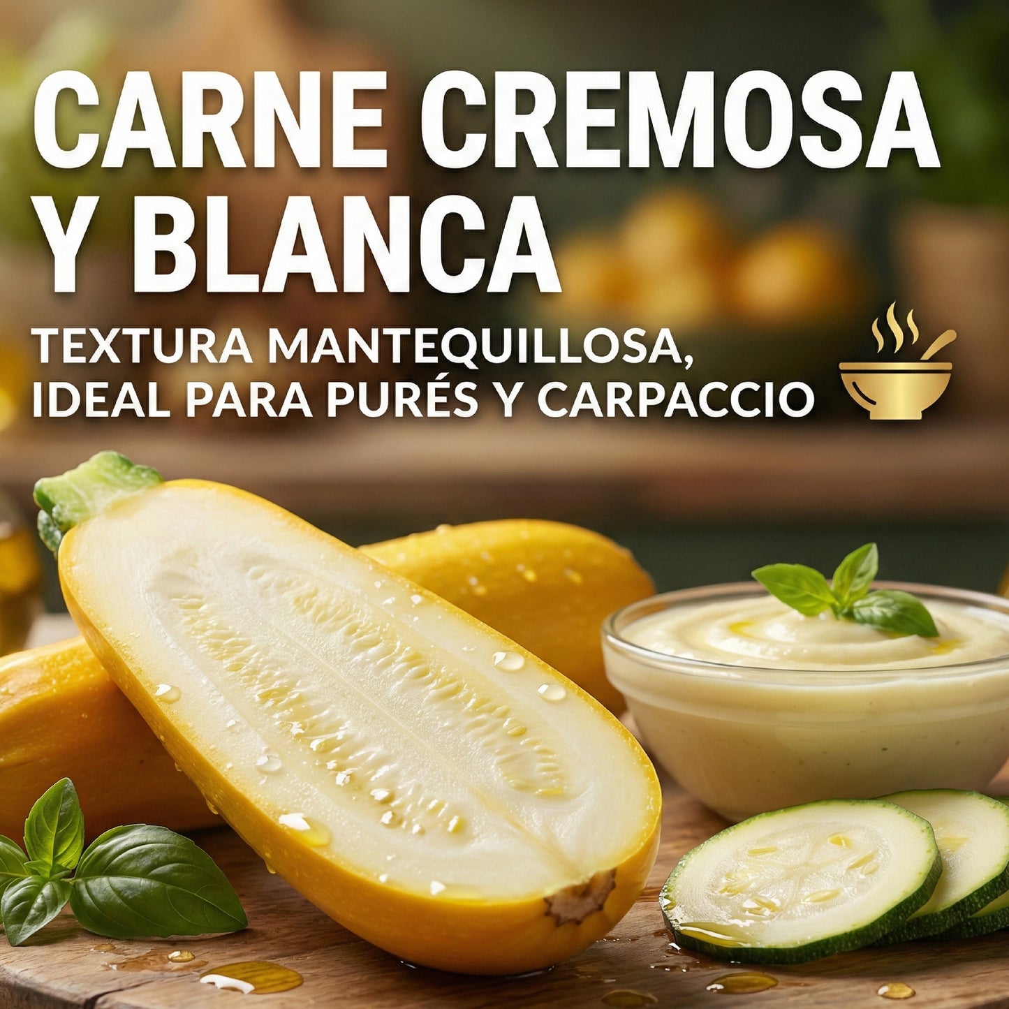 GoldHarvest™ – Semillas de Calabacín de Oro Jugoso
