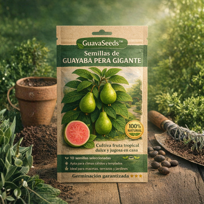 GuavaSeeds™ – Semillas de Guayaba Pera Gigante