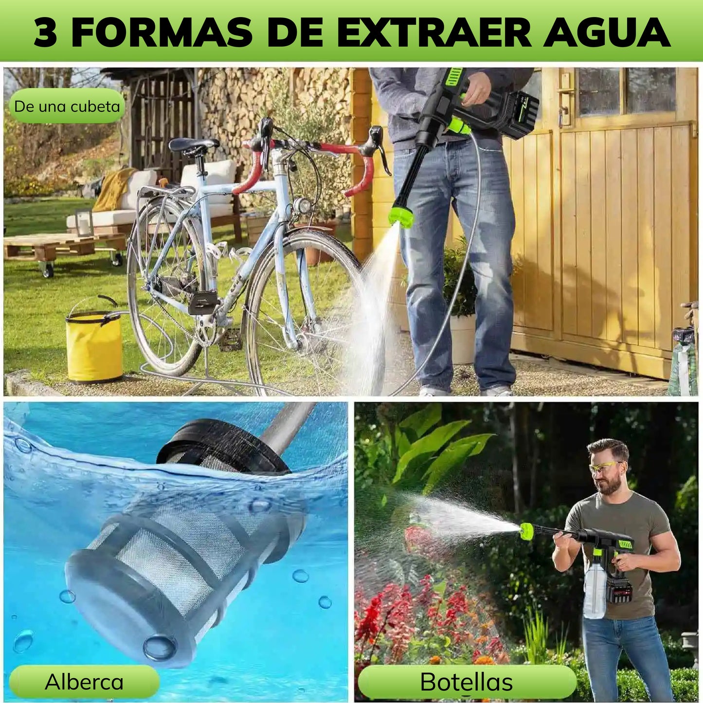 HydroGun: Pistola de alta presión inalámbrica