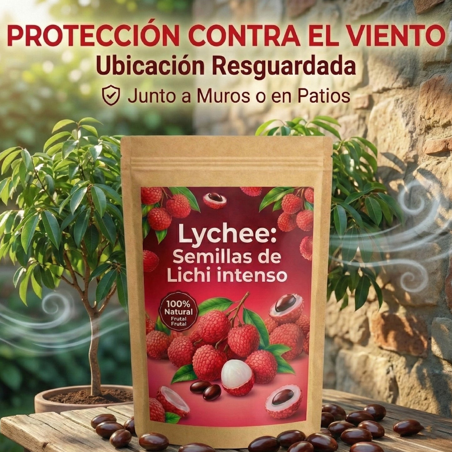 Lychee: Semillas de Lichi intenso