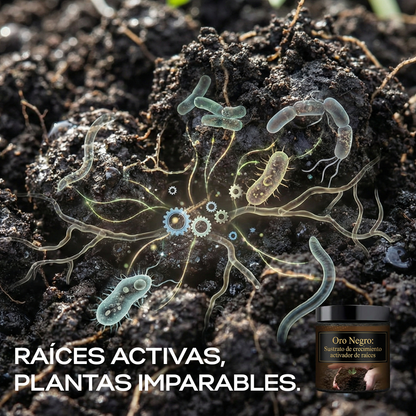 Oro Negro: Sustrato de crecimiento activador de raíces