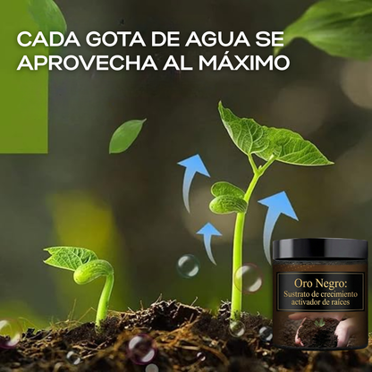 Oro Negro: Sustrato de crecimiento activador de raíces