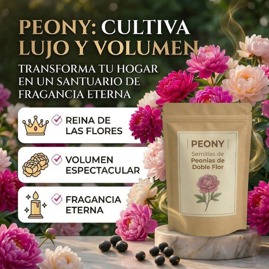 Peony | Semillas de Peonias de Doble Flor