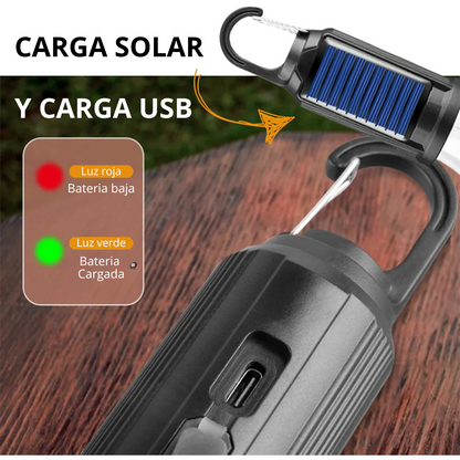 SolarSphere™ – Bombilla Solar Portátil con Enganche
