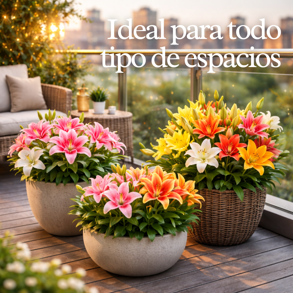 LirioLuxe™ – Semillas de Lirios Vibrantes y Perfumados