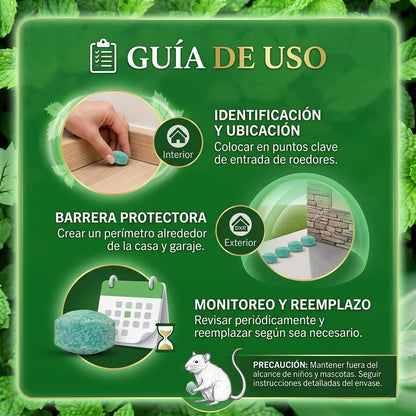 PestStop | Pastillas AntiPlagas Repelentes de Roedores