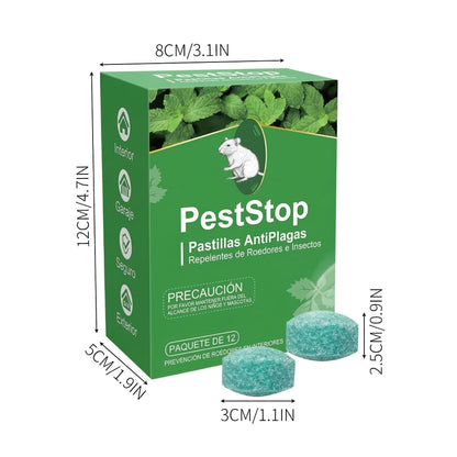PestStop | Pastillas AntiPlagas Repelentes de Roedores